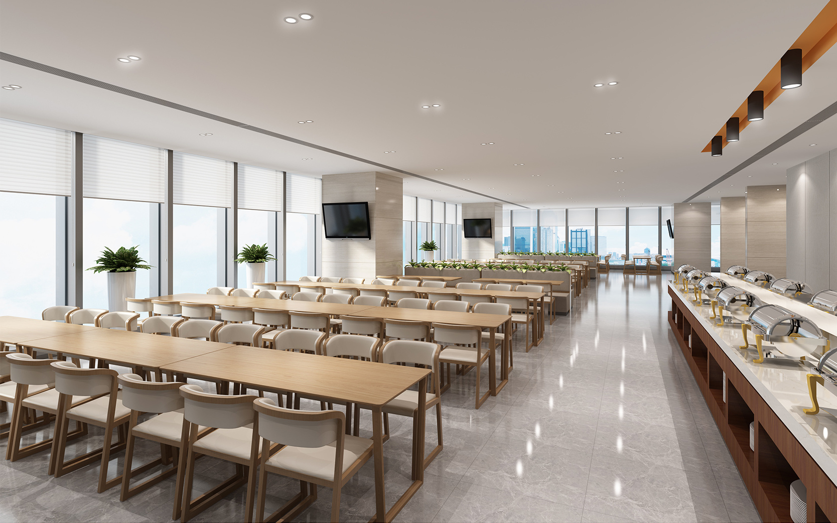 公司餐厅定制家具厂家